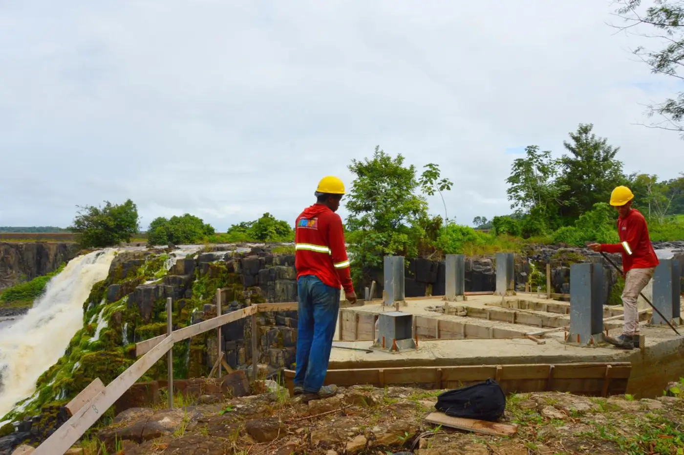 Governo do Amapá impulsiona obras do primeiro Mirante da Cachoeira de Santo Antônio, em Laranjal do Jari