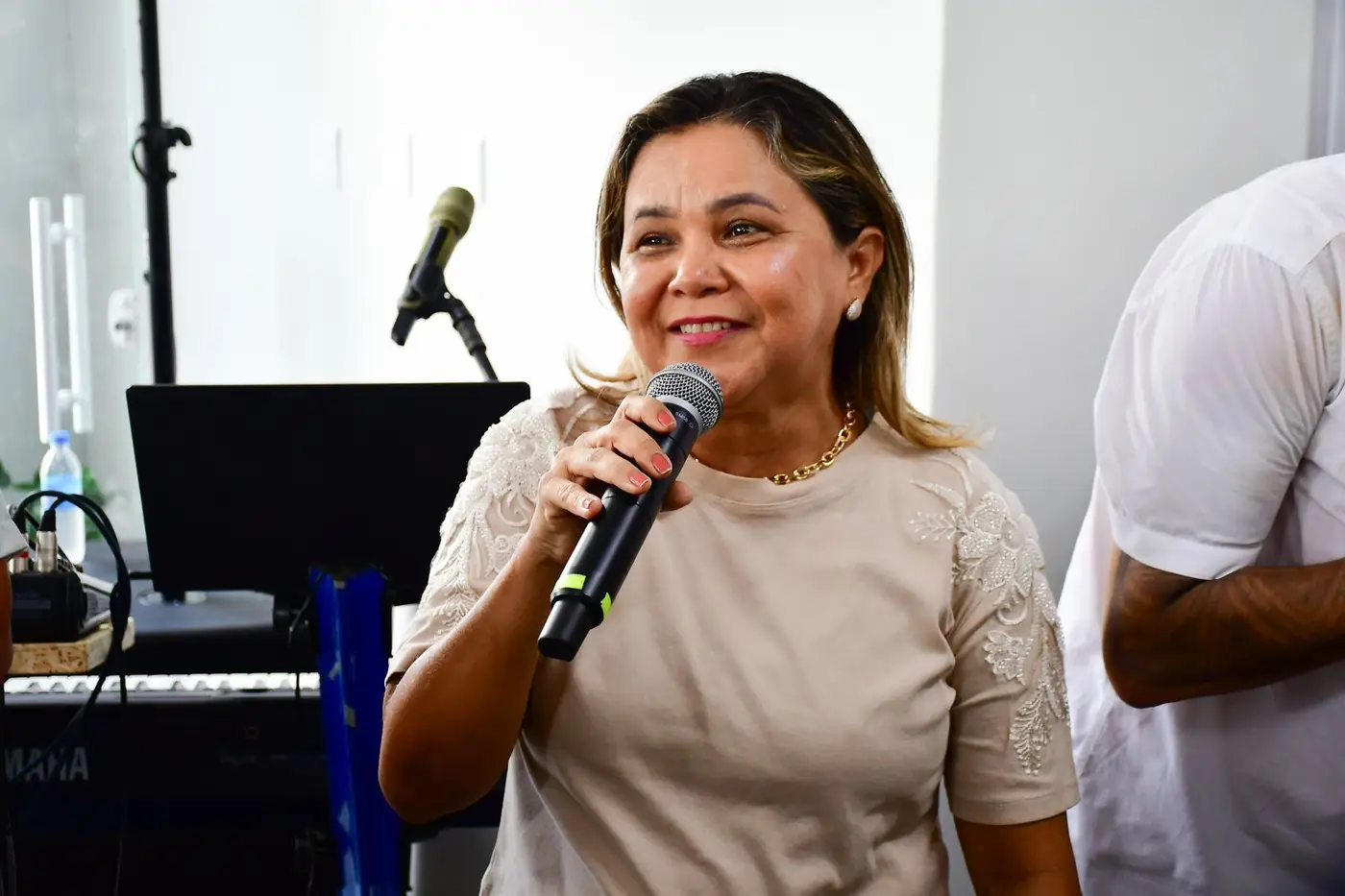 "Entregamos um equipamento de alta qualidade que respeita o cidadão de Calçoene", diz o governador Clécio na inauguração do Super Fácil no município