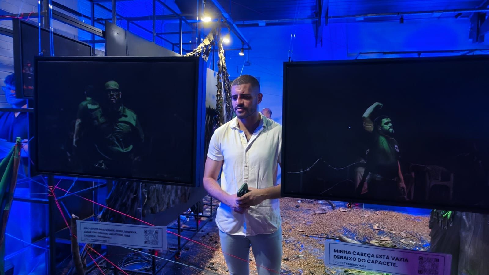 Instalação artística “Fragmentos de GuErra: A Poética Visual de Naurú” pode ser visitada até sexta-feira (22) em Porto Velho (RO)