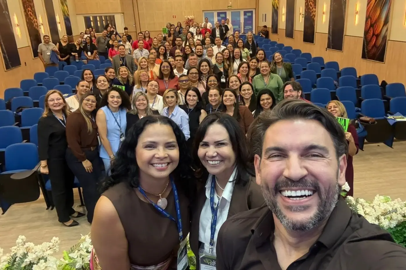 "É muito gratificante estar entre pessoas que enfrentam desafios semelhantes aos nossos. Saímos daqui fortalecidos e motivados" disse, Taiyny Nunes