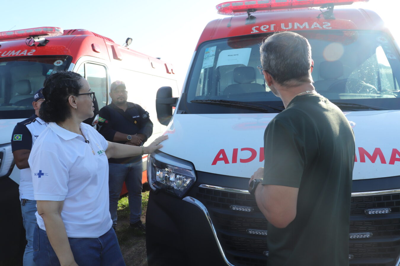 Macapá recebe ambulância do Samu e Unidade Odontológica Móvel UOM