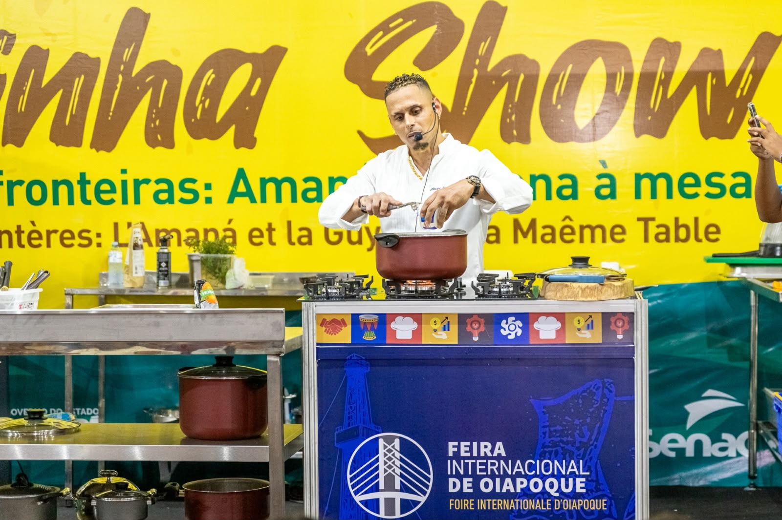 Cozinha Show conta com 12 oficinas gratuitas na 3ª Feira Internacional de Oiapoque