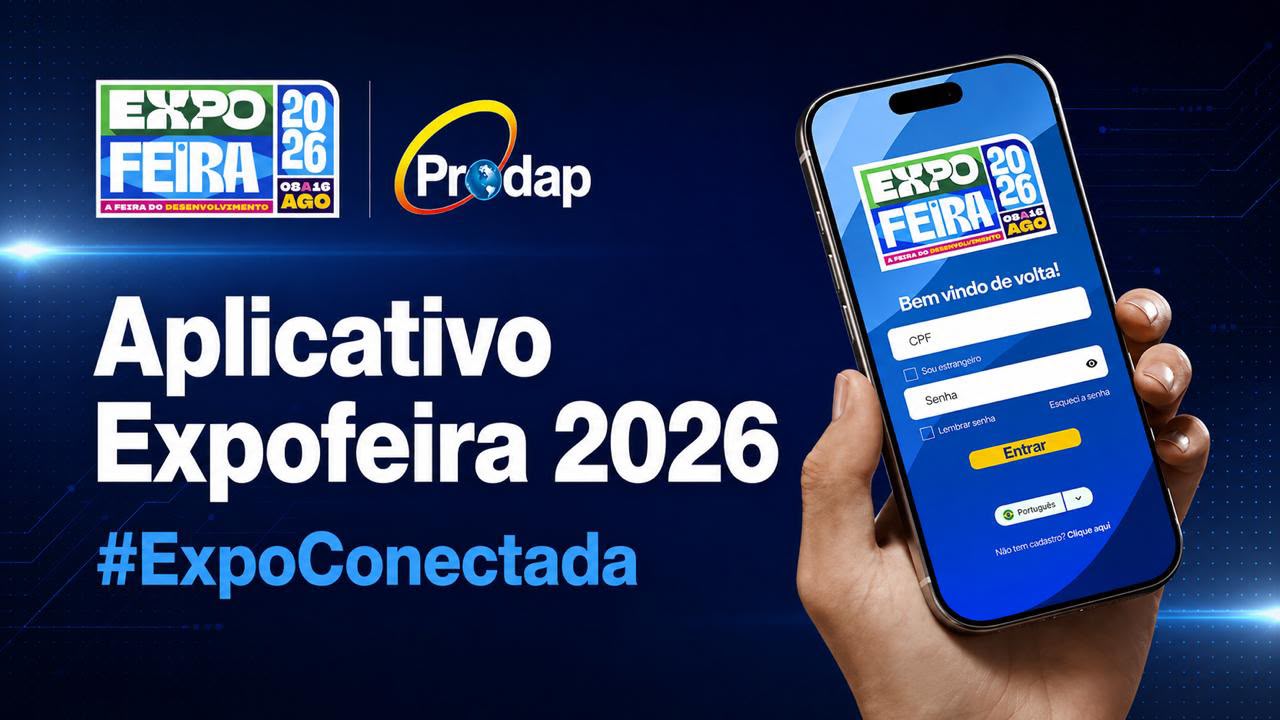 Aplicativo da Expofeira 2026 reúne programação, serviços e ferramentas de interação