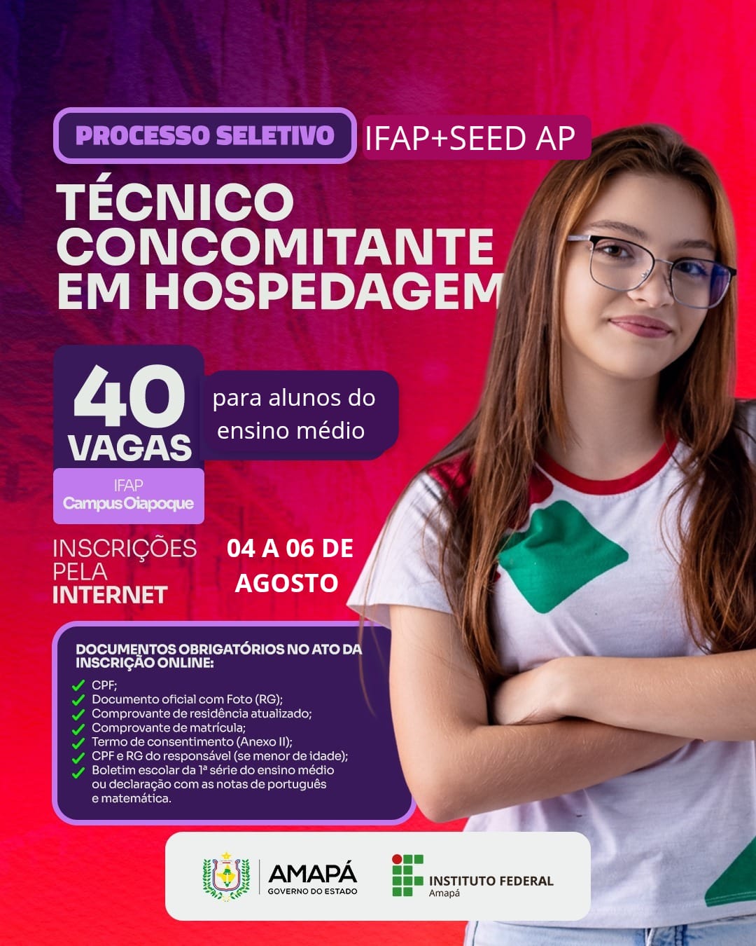 Governo do Estado amplia programa Qualifica Amapá com novos cursos técnicos gratuitos e auxílio permanência para estudantes