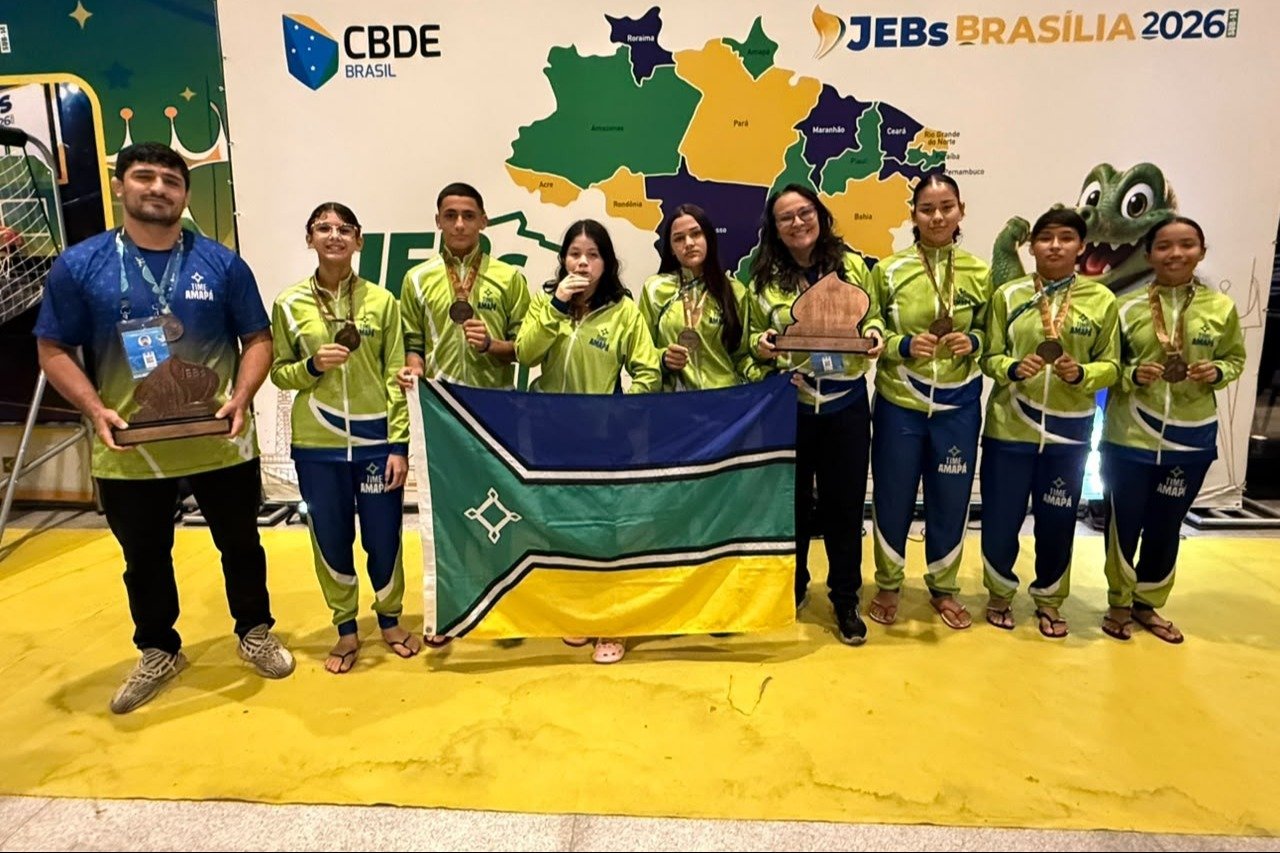 Time Amapá conquista 24 medalhas nos JEBs 2026