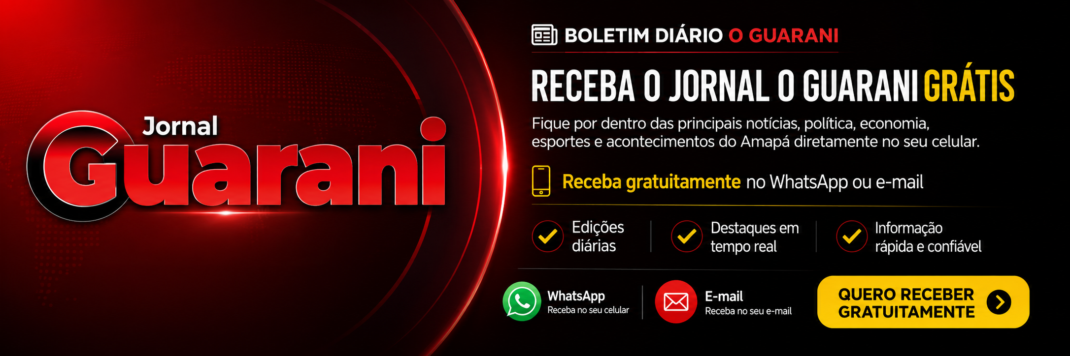 Assine o Jornal O GUARANI gratuitamente