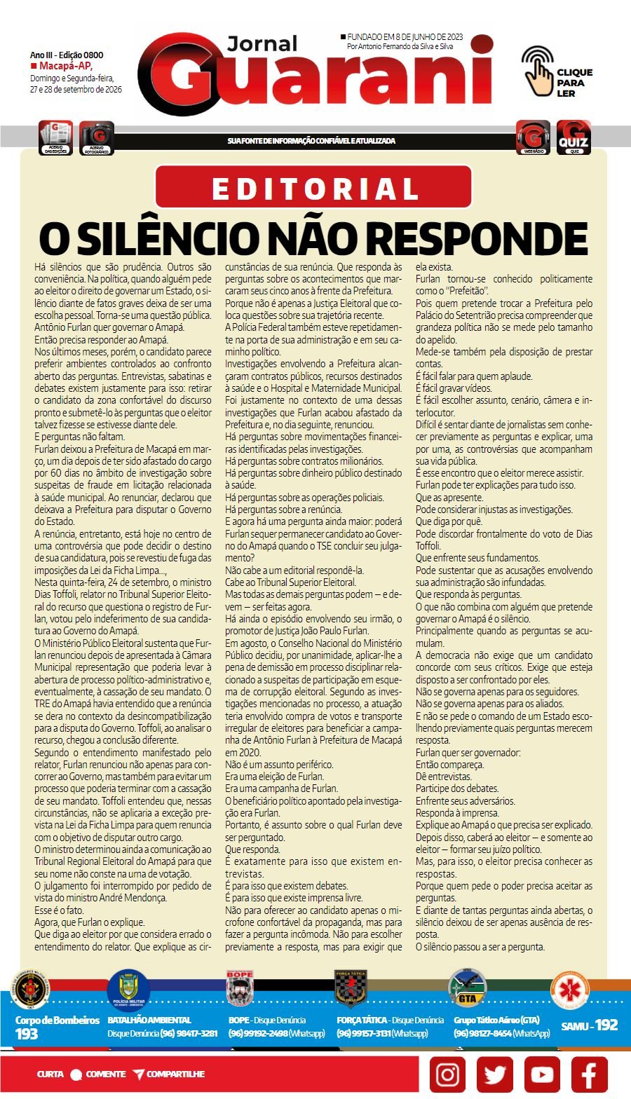 Edição Online 0800
