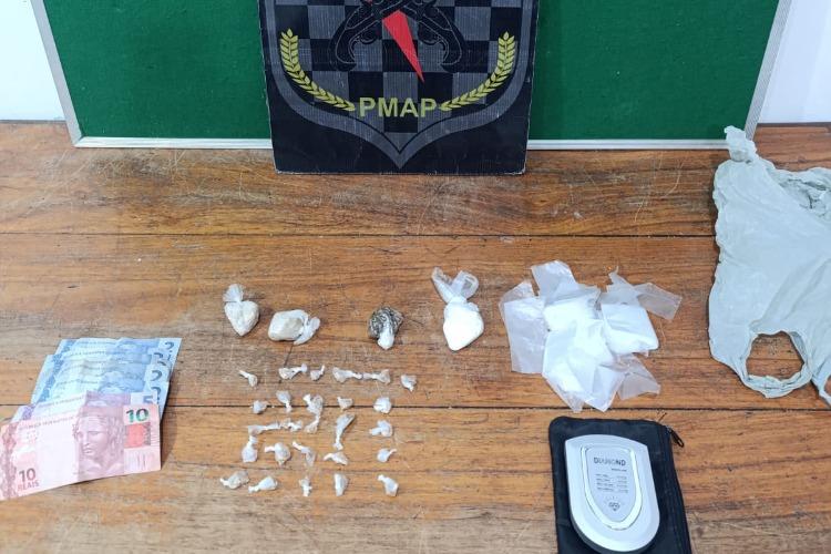 Batalhão de Força Tática prende homem por tráfico de drogas no bairro Congós, em Macapá