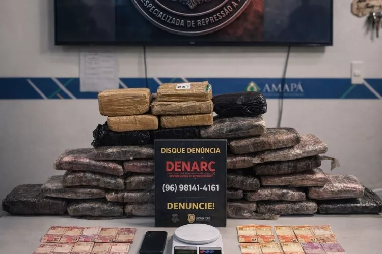 Em Macapá, Polícia Civil prende homem por tráfico de drogas e apreende mais de 33 kg de entorpecentes