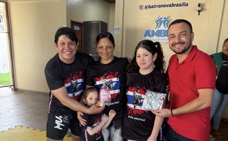 Prefeitura de Santana promove aula inaugural de Muay Thai na comunidade Nova Brasília