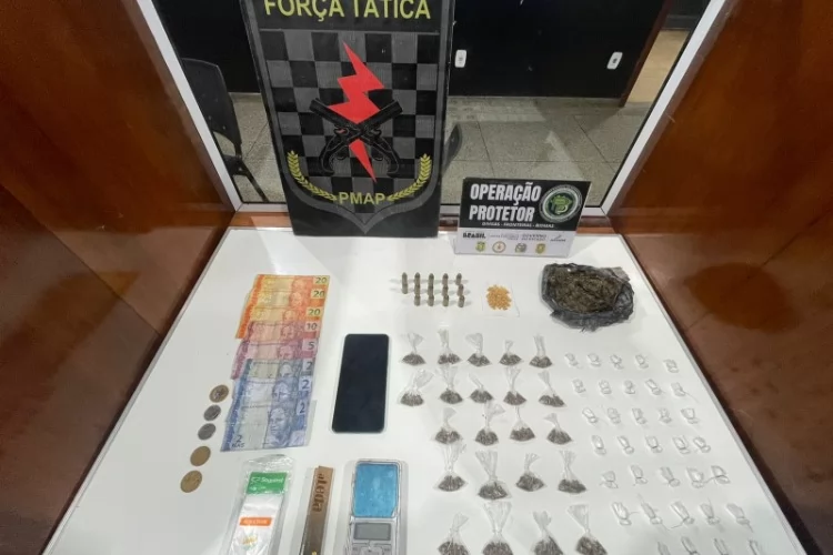Em investida implacável contra o crime, Batalhão de Força Tática prende três por tráfico de drogas em Macapá