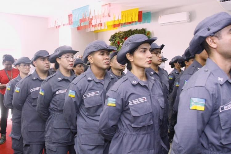 Novos soldados da Polícia Militar do Amapá são apresentados no Palácio Rio Mutuacá para reforçar a segurança em Mazagão