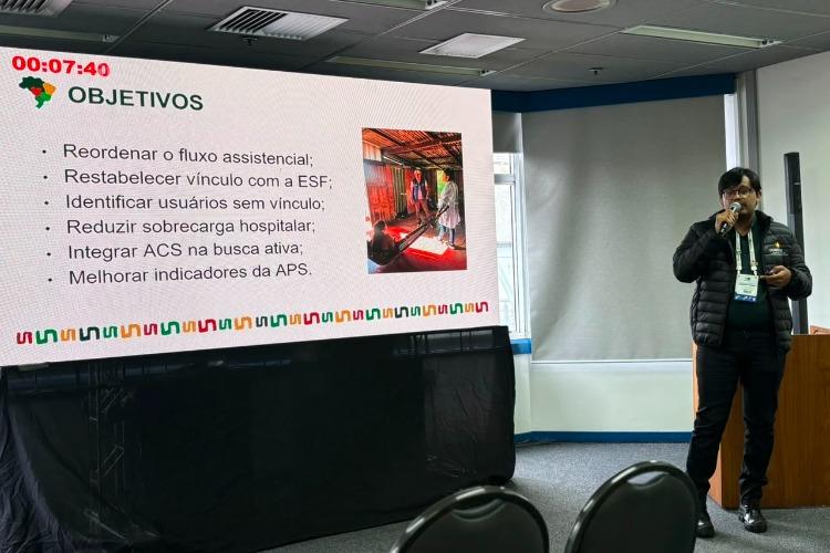 Santana apresenta projeto na 21ª Mostra Brasil, Aqui tem SUS durante Congresso Nacional do CONASEMS
