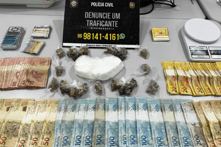 Em Macapá, Polícia Civil prende indivíduo por tráfico de drogas