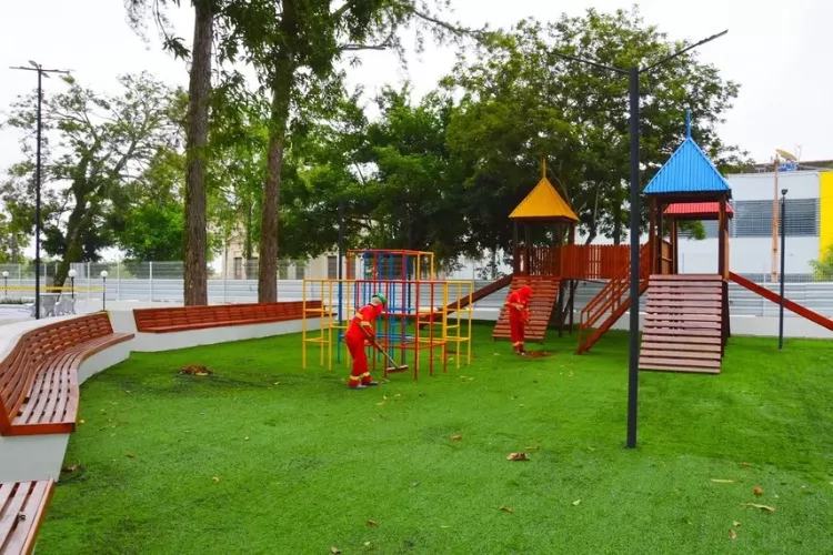 Governo do Amapá avança na requalificação do Parque Residência com obras estruturais e acessibilidade