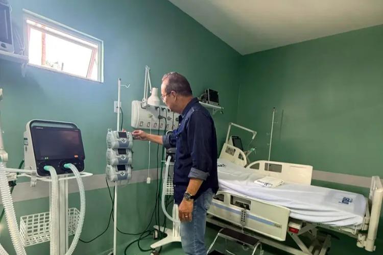 Secretário de Saúde faz visita técnica ao Hospital Estadual de Oiapoque para acompanhar funcionamento da nova ala e planejar reforma da unidade