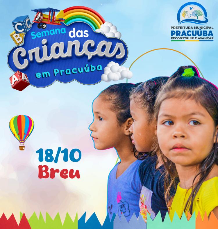 Semana especial para as crianças em Pracuúba: Diversão e alegria garantidas!