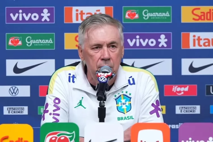 Ancelotti marca data da primeira convocação do Brasil após a Copa do Mundo