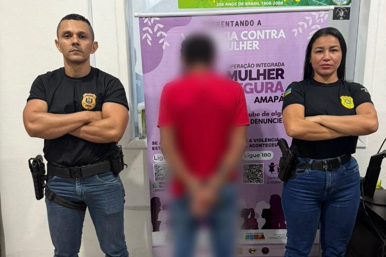 Operação Mulher Segura: Polícia Civil prende homem por perseguição no contexto de violência doméstica em Laranjal do Jari
