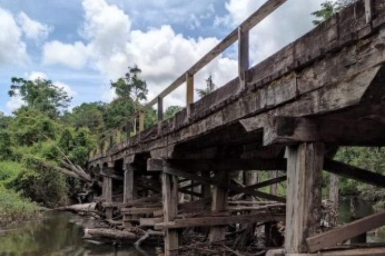 Comunicado sobre a ponte do Flamã, na Rodovia AP-260