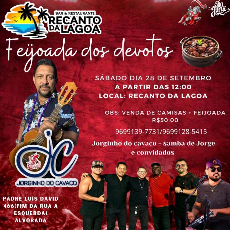 Recanto da Lagoa: Feijoada dos devotos