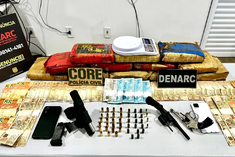 Macapá: polícia civil prende dois por tráfico e apreende 12 kg de drogas