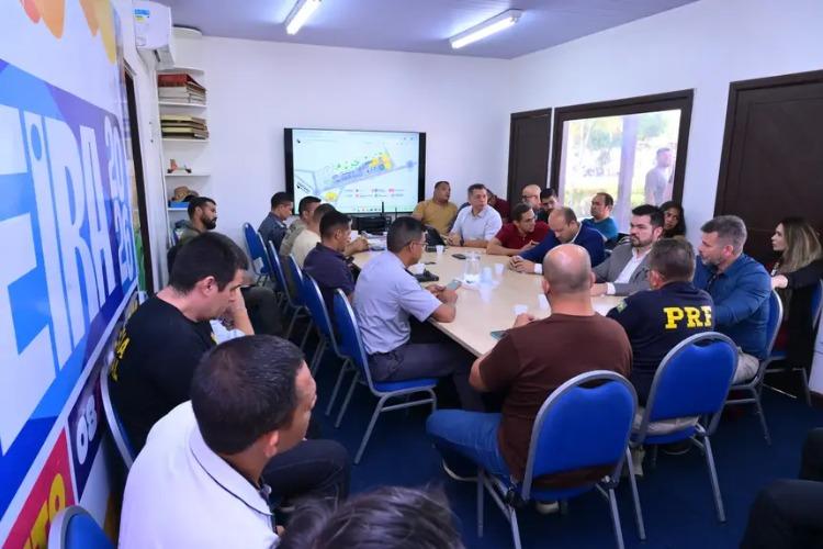Forças de segurança realizam ajustes finais para o plano de trânsito, saúde e segurança da Expofeira 2026