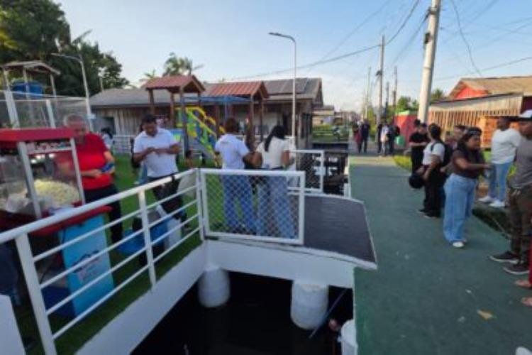 Governador Clécio entrega Parque Firme do Gonzaguinha, no bairro Zerão, em Macapá