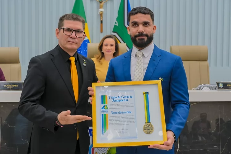 Reitor do Ifap Amapá, Romaro Silva, recebe título de cidadão amapaense