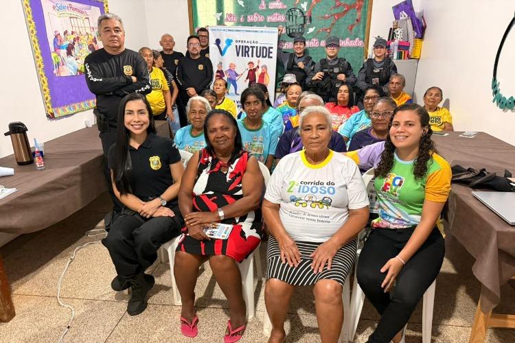 Operação Virtude: em Tartarugalzinho, Polícia Civil realiza ações educativas e repressivas na promoção dos direitos da pessoa idosa