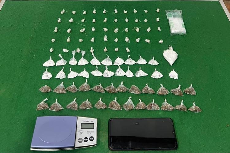 Força Tática prende jovem de 20 anos suspeito de tráfico de drogas no Buritizal, em Macapá