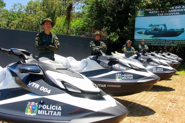 Governo do Amapá amplia policiamento, busca e resgate em rios com 20 novas motos aquáticas