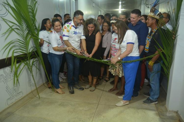 Em Oiapoque, governador Clécio Luís entrega nova sala para a saúde indígena do hospital estadual