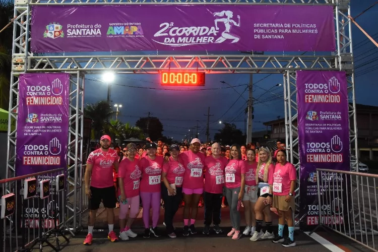 Santana realiza 2ª Corrida da Mulher e reúne participantes em manhã de esporte, saúde e solidariedade