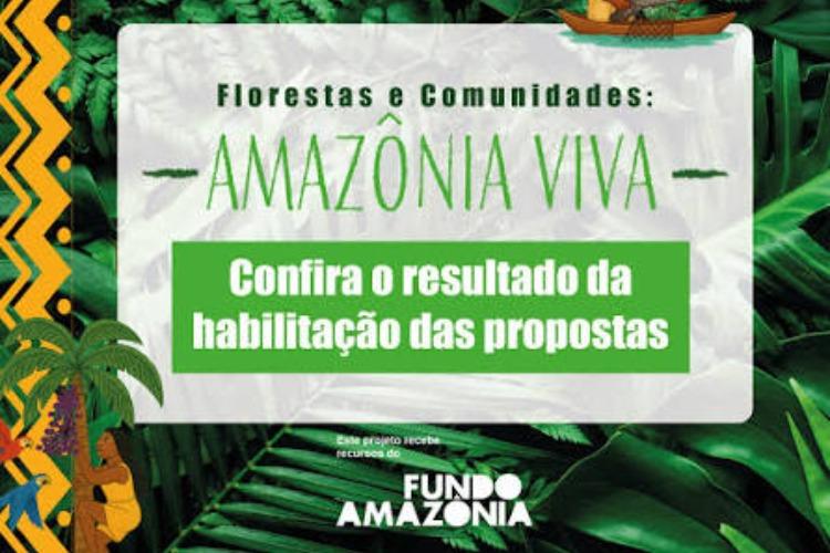 Conab adia  divulgação da lista de classificação das propostas para o projeto Florestas e Comunidades: Amazônia Viva