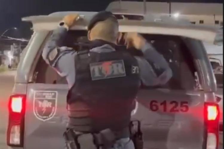 Durante patrulhamento, TOR prende em flagrante homem por agressão contra mulher