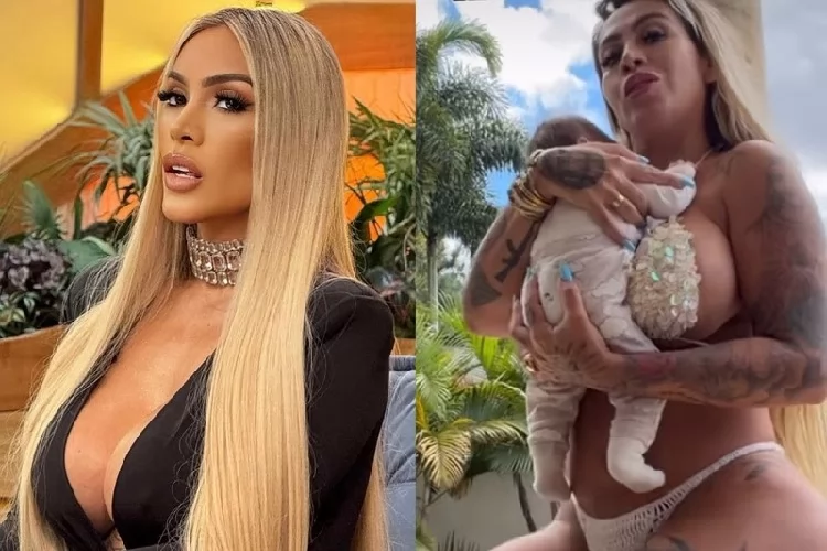 Juju Ferrari rebate críticas de “maternidade tóxica” após vídeo treinando com filha de meses no colo