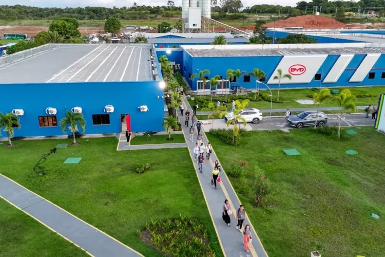 BYD prepara terceiro turno em fábrica na Bahia após alta nas vendas