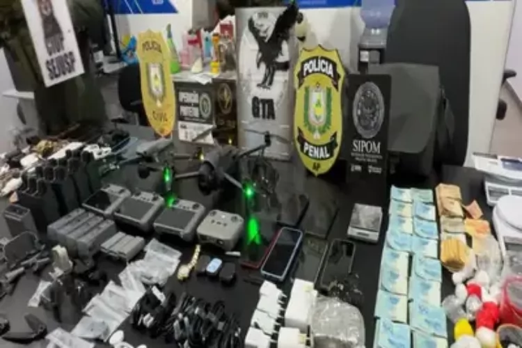 Durante Operação Protetor, Segurança Pública do Amapá impede entrada de drones, celulares e drogas no Iapen