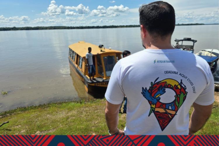 Justiça do Trabalho leva mutirão de cidadania a comunidades indígenas do Oiapoque