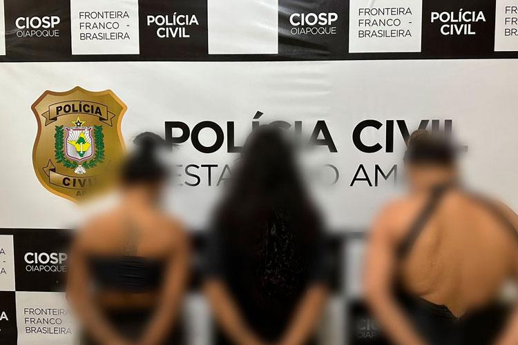 Três mulheres são presas em flagrante por tentativa de homicídio em Oiapoque