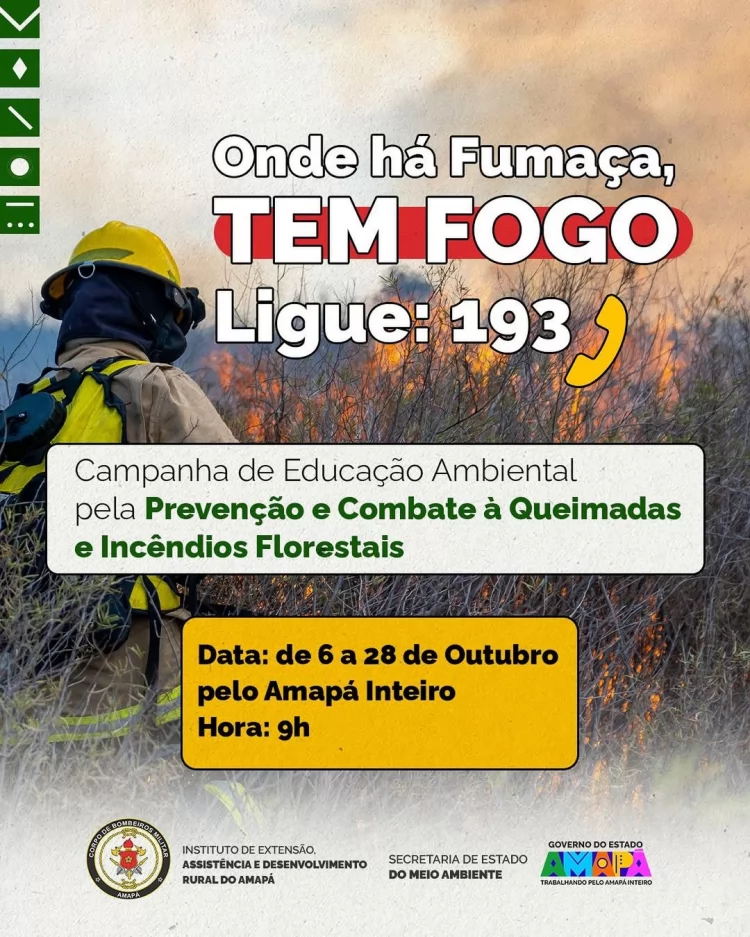 Campanha de Educação Ambiental pela Prevenção e Combate à Queimada e Incêncios Florestais