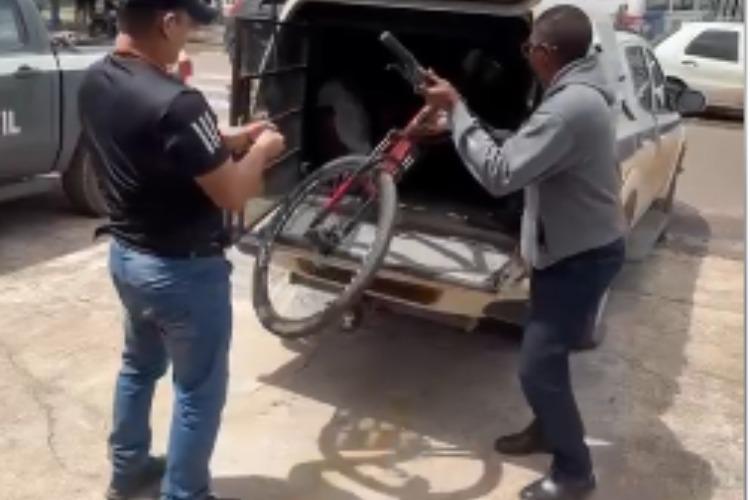 Em Santana, Polícia Civil prende homem em flagrante por furto de bicicleta