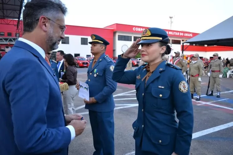 Governador Clécio Luís celebra promoção de 169 militares e reforça valorização no Corpo de Bombeiros do Amapá