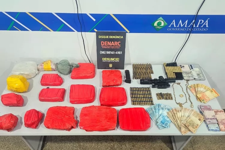PC realiza prisões de três acusados de tráfico internacional de drogas, apreende mais de 12 kg de entorpecentes e munições