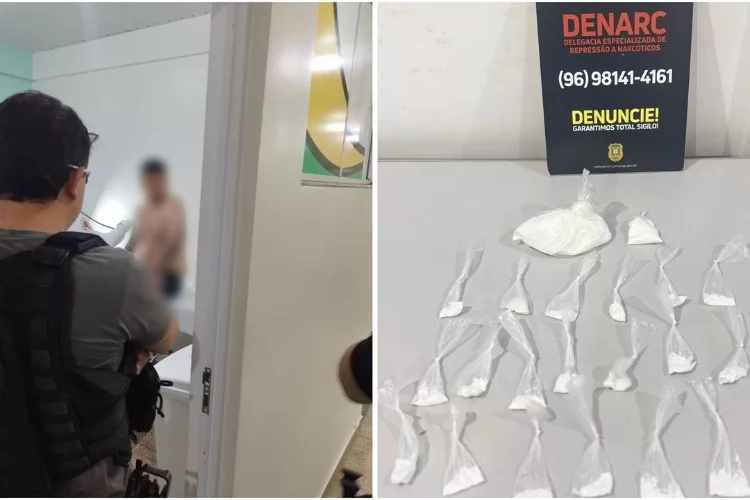 Em Macapá, Polícia Civil prende homem por tráfico, desobediência e tentativa de homicídio contra policial