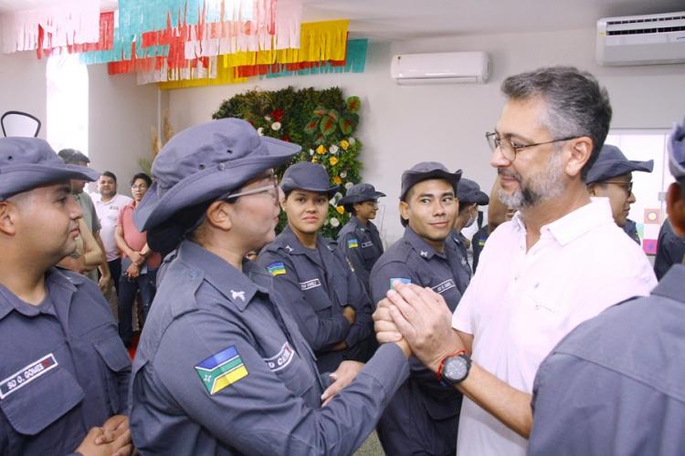 Novos soldados da Polícia Militar do Amapá são apresentados no Palácio Rio Mutuacá para reforçar a segurança em Mazagão