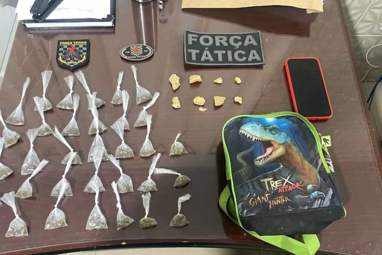 Batalhão de Força Tática prende dois por tráfico de drogas em áreas distintas de Macapá