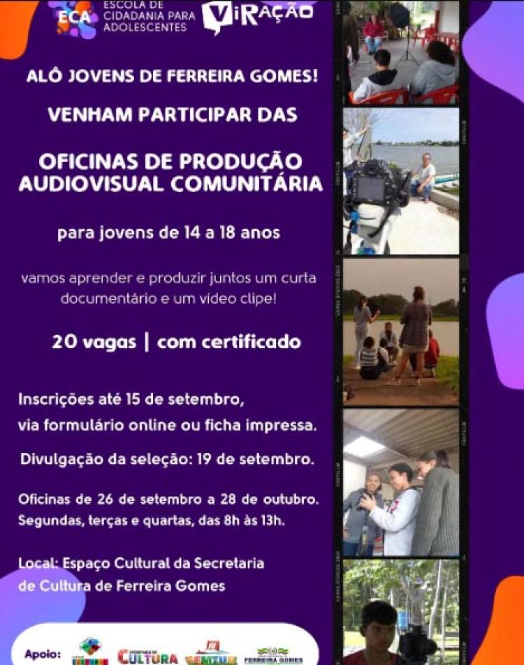 Oficinas de Produção Audiovisual Comunitária em Ferreira Gomes