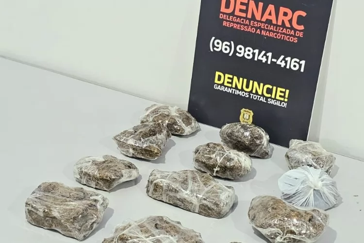 Em Macapá, PC prende homem em flagrante por tráfico de drogas